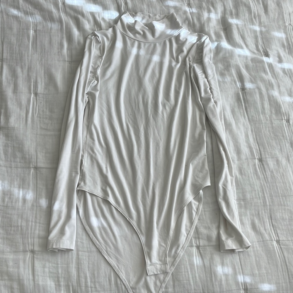 Mock neck body suit
